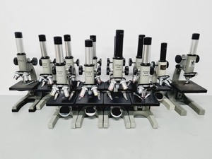 Thumbnail image of Job Lot of Mixed Microscope (Leitz, Bauch & Lombs, Philip Harris, OPAX)