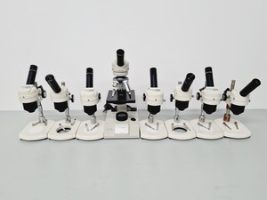 Thumbnail image of Job Lot of Mixed Microscope (Leitz, Bauch & Lombs, Philip Harris, OPAX)