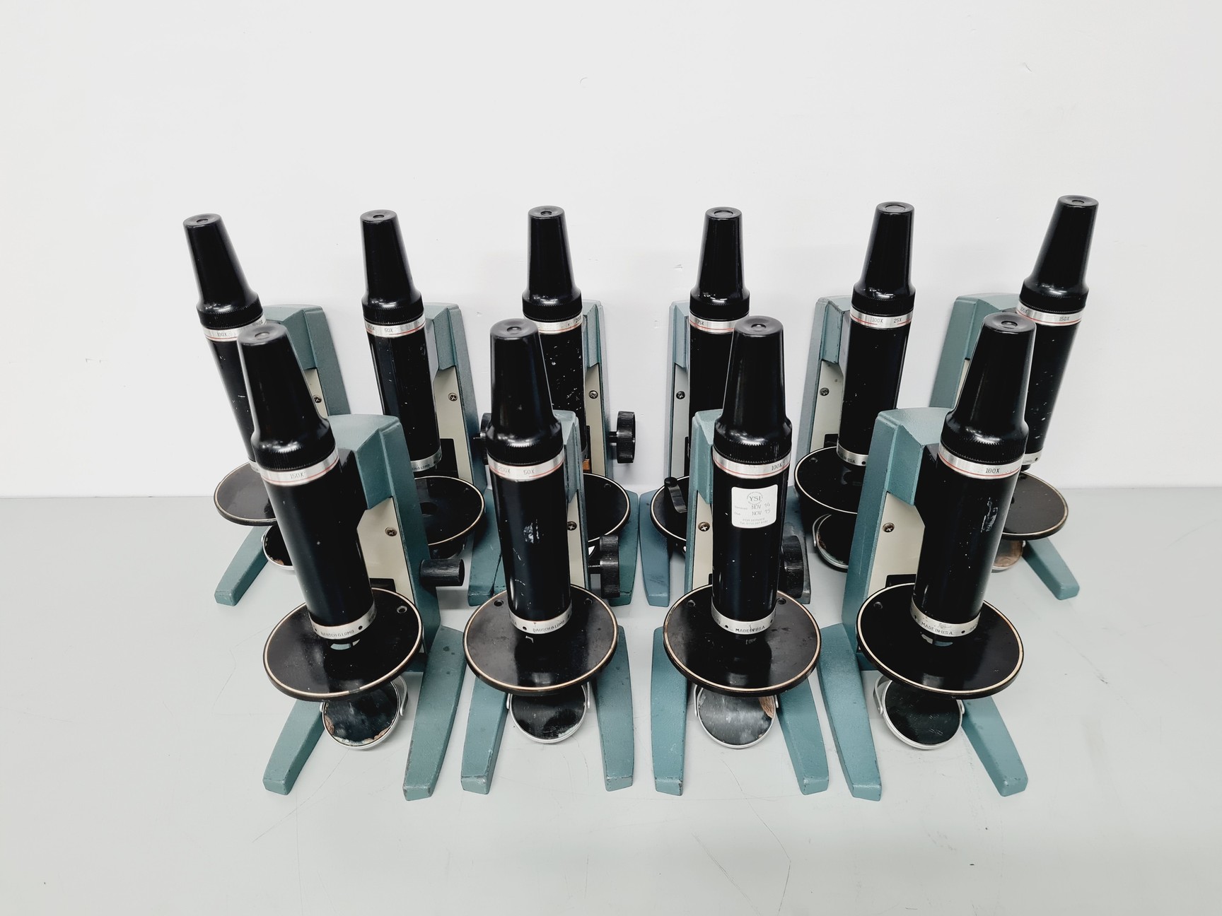 Image of Job Lot of Mixed Microscope (Leitz, Bauch & Lombs, Philip Harris, OPAX)