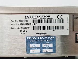 Thumbnail image of Foss Tecator FIAstar 5000 Analyzer Lab