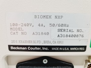 Thumbnail image of Beckman Coulter Biomek NXp Laboratory Automation Workstation Lab