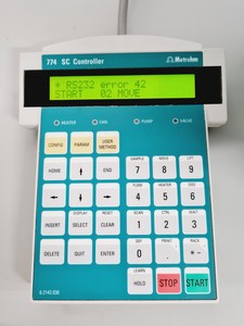 Thumbnail image of Metrohm 774 Oven Sample Processor with 774 SC Controller Lab