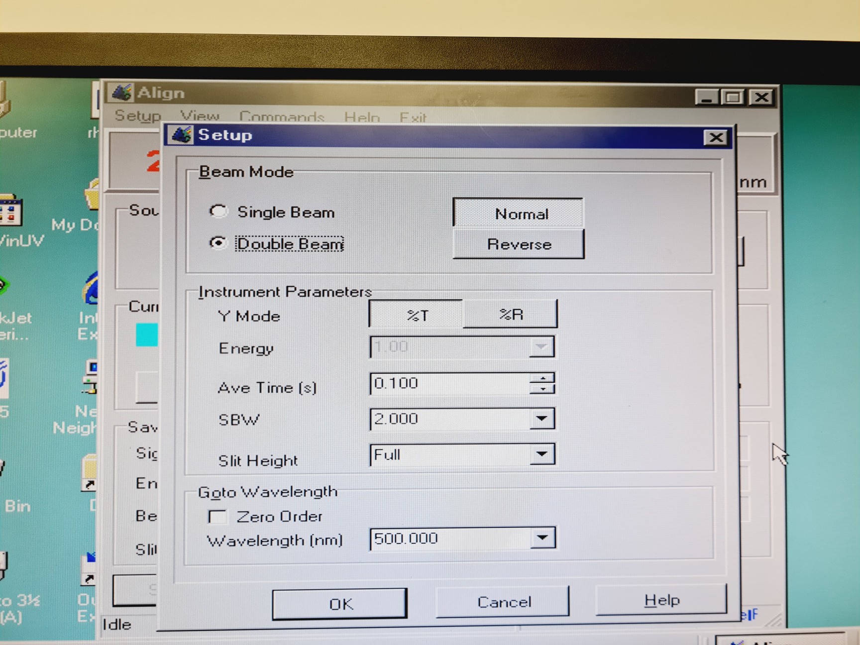 Image of Varian Cary 500 UV-VIS-NIR Spectrophotometer w/ Software (Spares/Repair) Lab