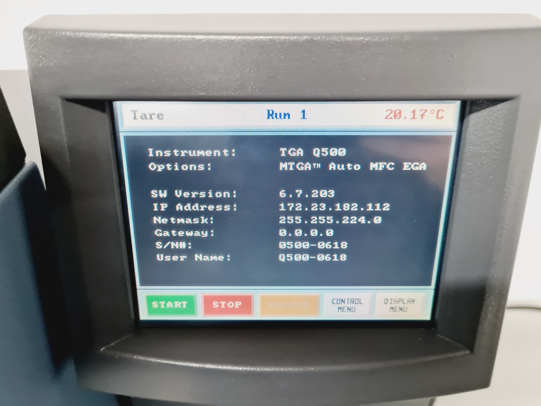 Image of Ta Instruments TGA Q500 Thermogravimetric Analyzer with TGA Heat Exchanger