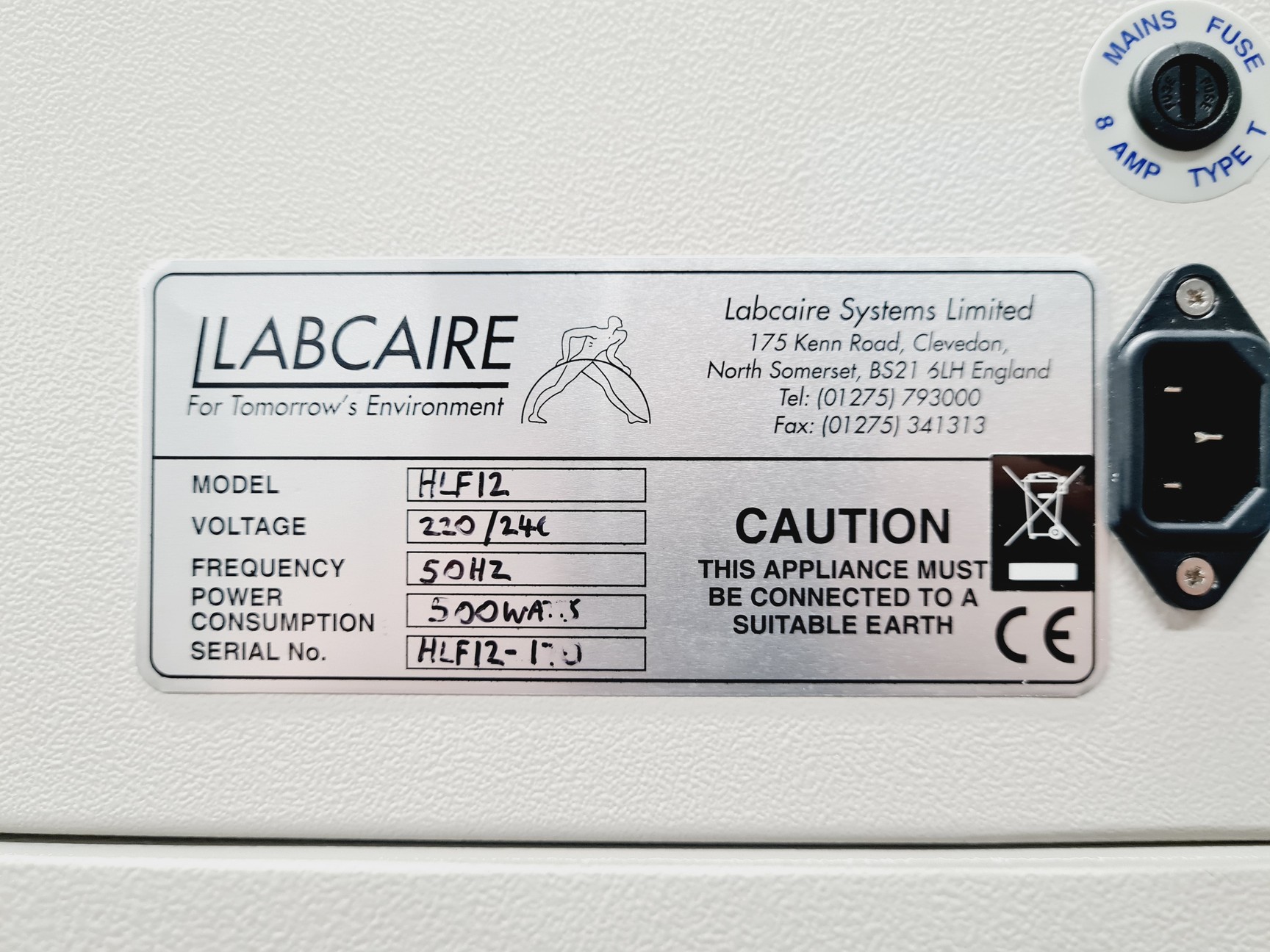 Image of Labcaire HLF12 Clean Air Laminar Flow Cabinet Lab