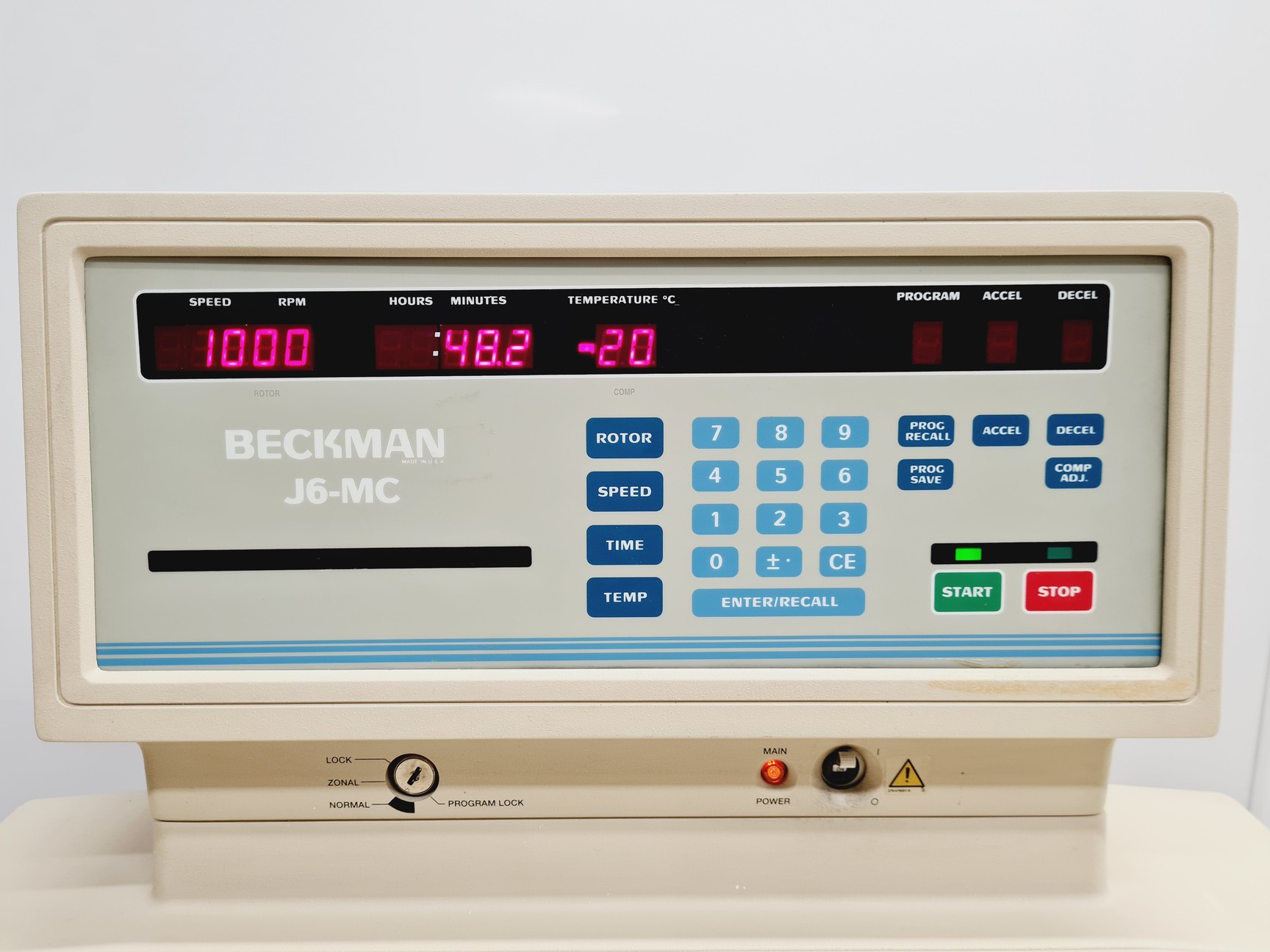 Image of Beckman J6-MC Centrifuge with Beckman Coulter JS-4.2 Rotor Lab