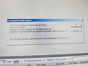 Thumbnail image of Affymetrix GeneChip Scanner 3000 System with 4 x Affymetrix Fluidics Station 450