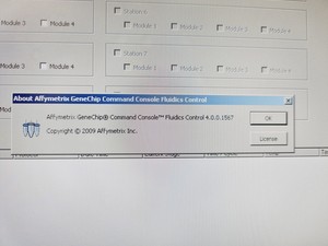 Thumbnail image of Affymetrix GeneChip Scanner 3000 System with 4 x Affymetrix Fluidics Station 450