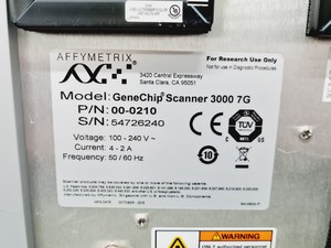 Thumbnail image of Affymetrix GeneChip Scanner 3000 System with 4 x Affymetrix Fluidics Station 450