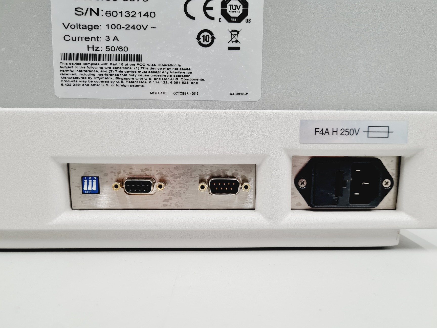Image of Affymetrix GeneChip Scanner 3000 System with 4 x Affymetrix Fluidics Station 450