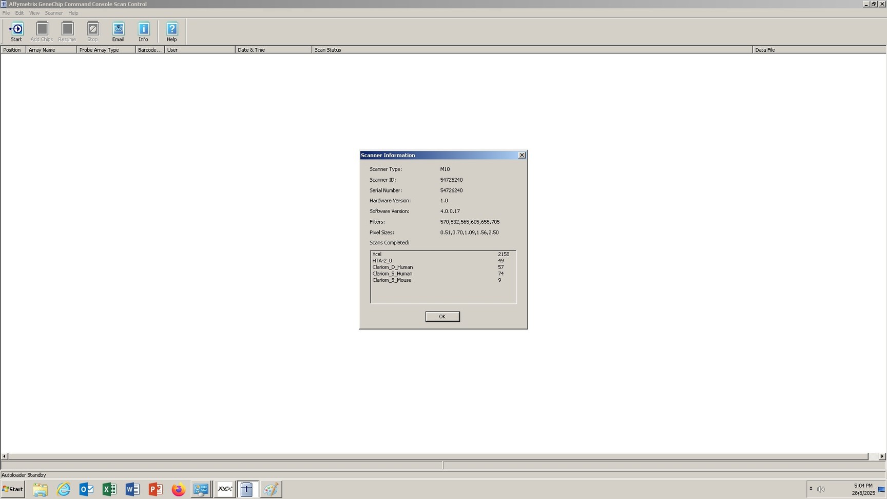 Image of Affymetrix GeneChip Scanner 3000 System with 4 x Affymetrix Fluidics Station 450