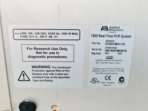 Thumbnail image of Applied Biosystems 7500 Real-Time PCR System Lab