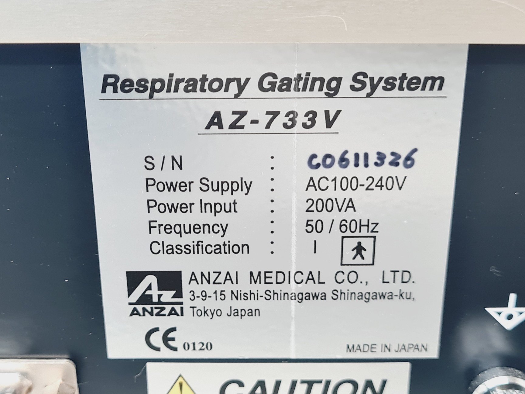 Image of Anzai AZ-733V Respiratory Gating System w/ Wave Deck, Phantom Body & Sensor Port