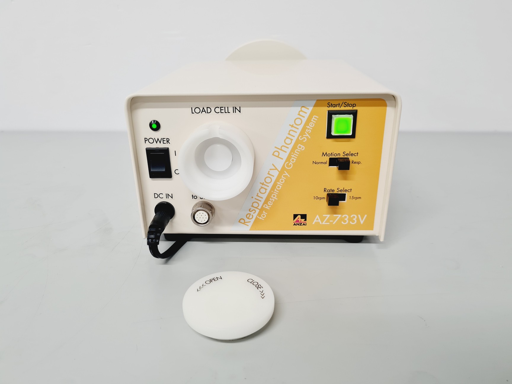 Image of Anzai AZ-733V Respiratory Gating System w/ Wave Deck, Phantom Body & Sensor Port