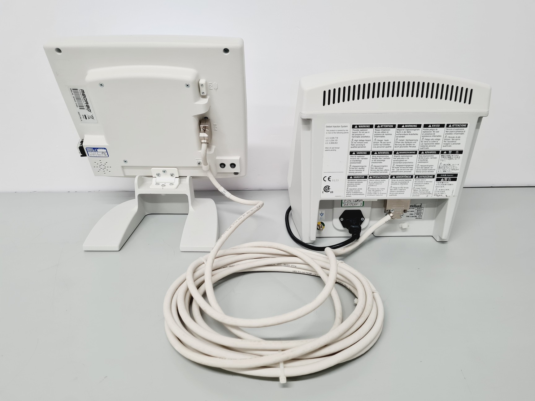 Image of Medrad Stellant CT Injector / Medrad Power Supply, Monitor (No CT Scanner) Lab