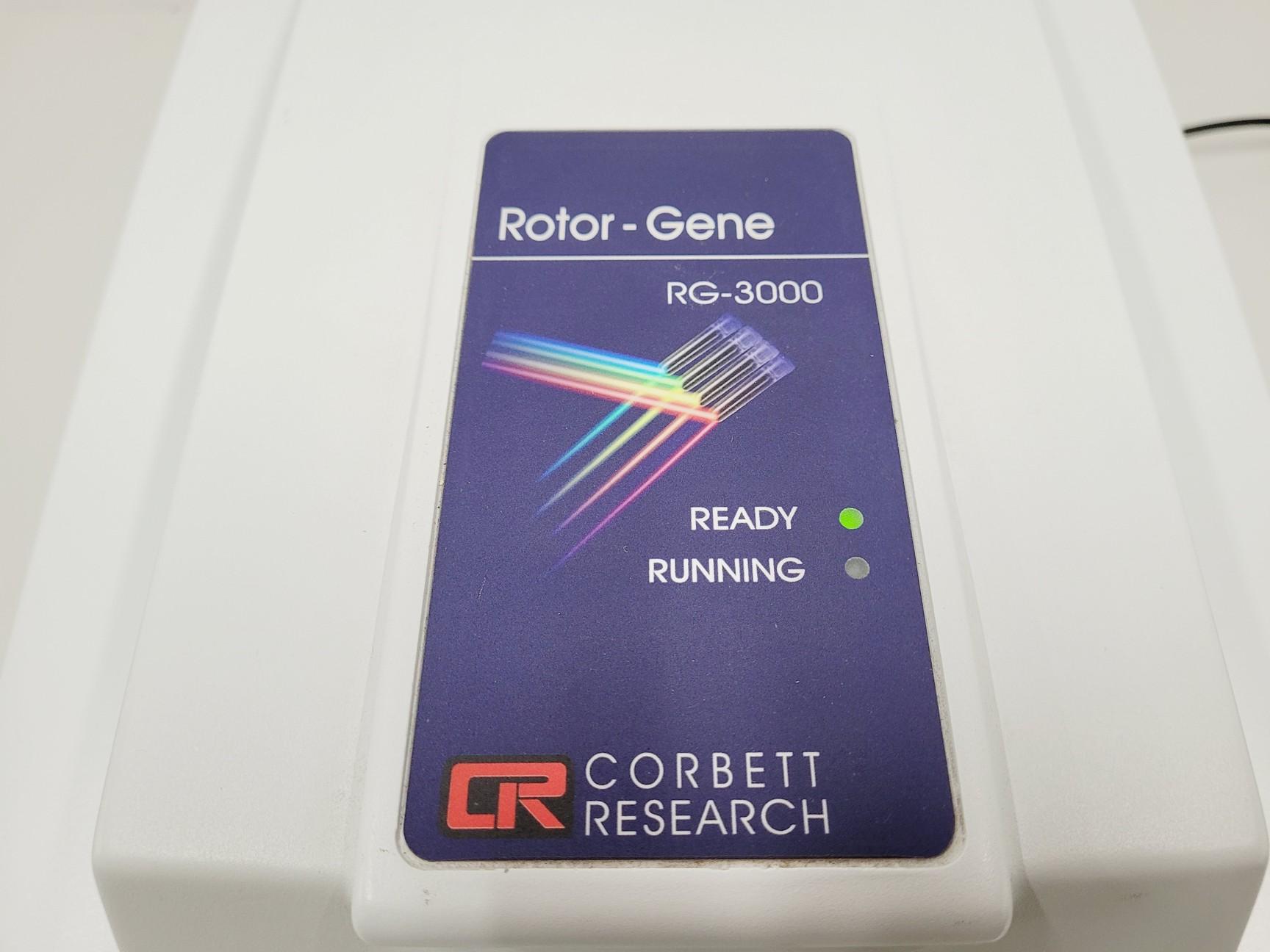 Image of Corbett Research RG-3000 Rotor-Gene Real Time PCR Cycler Lab