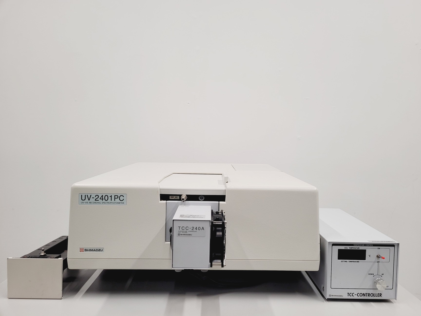 Image of Shimadzu UV-VIS Spectrophotometer UV-2401PC & TCC Temperature Controller Lab