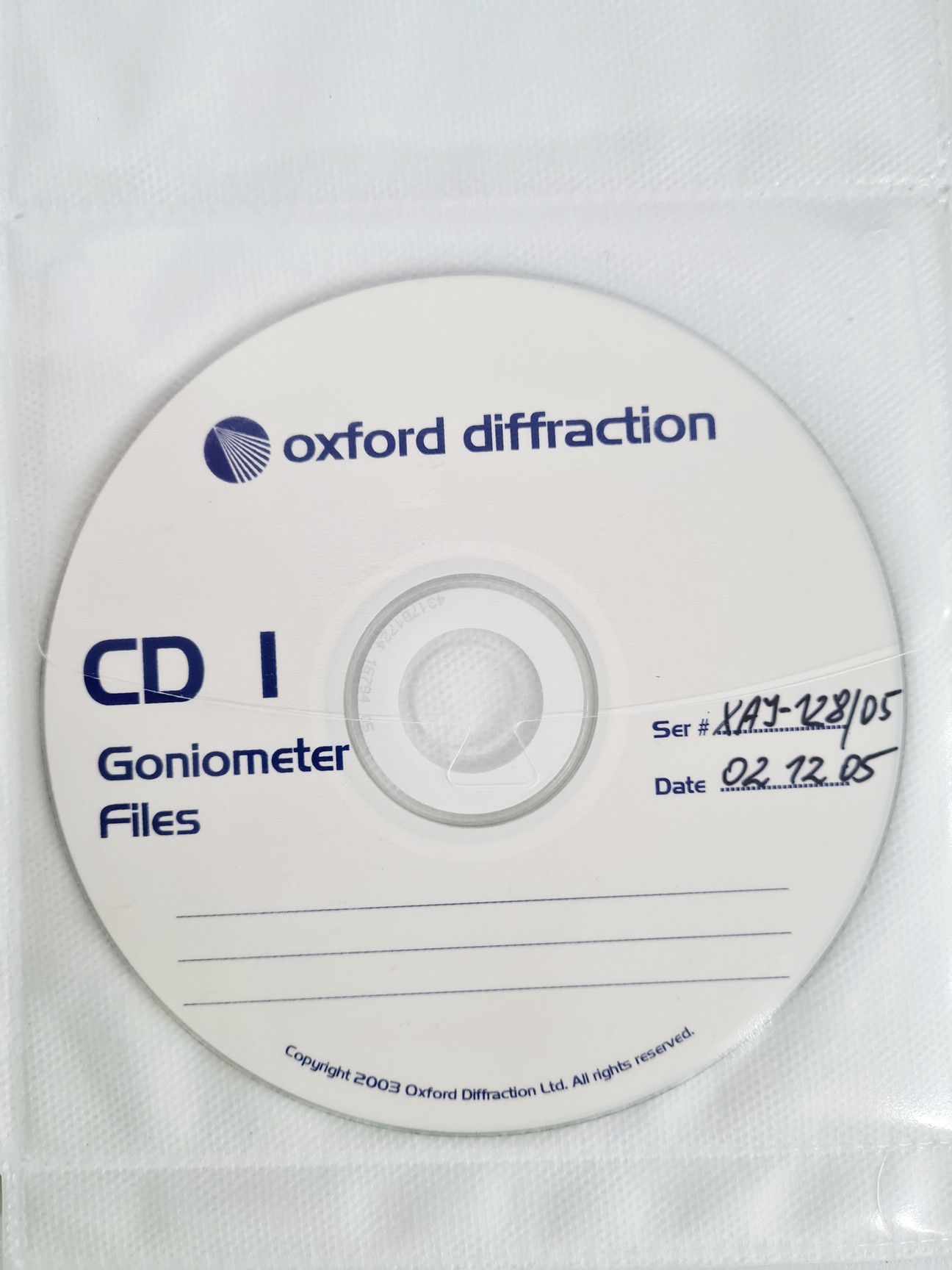 Image of Oxford Diffraction Xcalibur PX Ultra Crystal Diffraction XRD lab Spares/Repairs