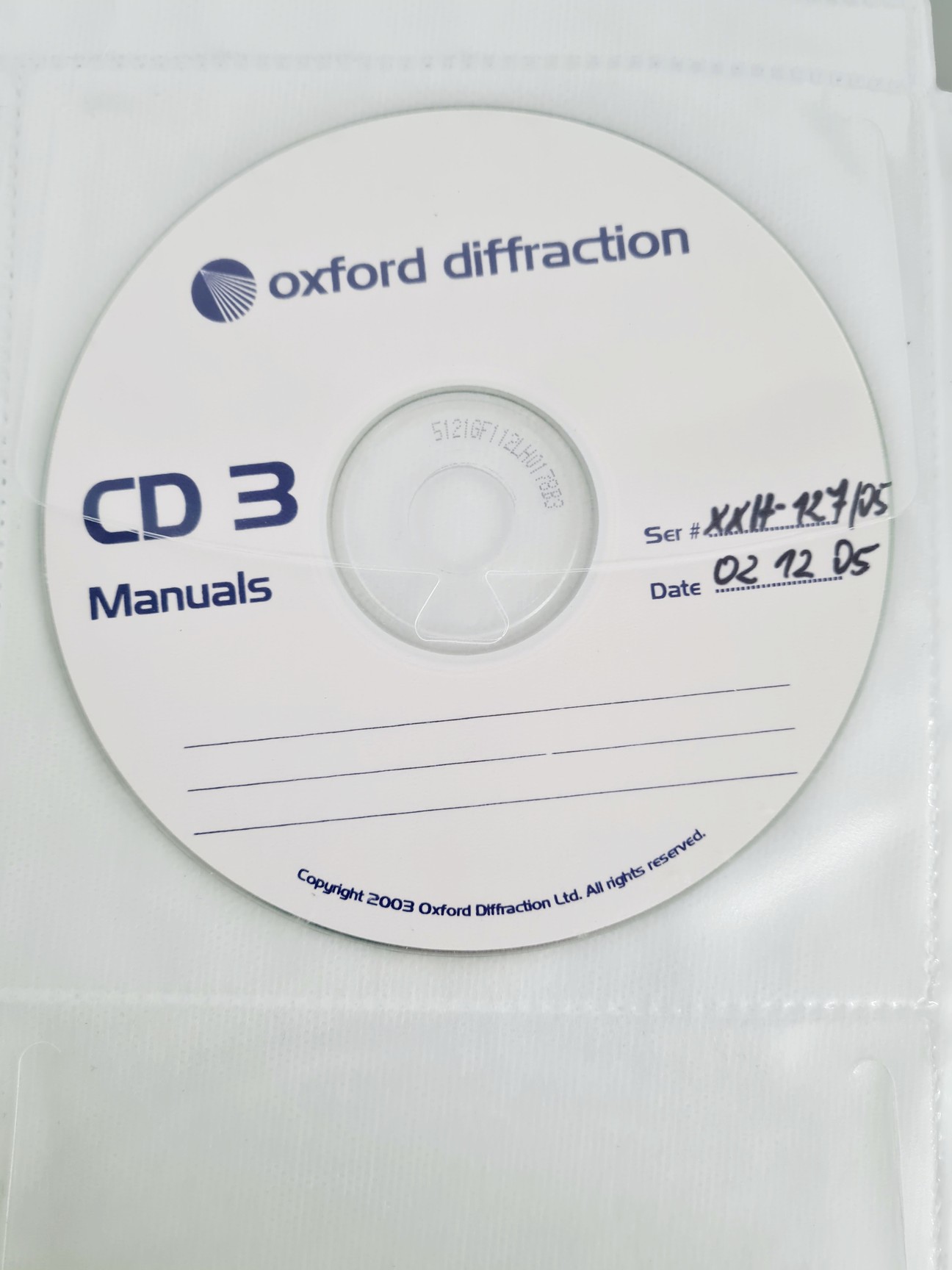 Image of Oxford Diffraction Xcalibur PX Ultra Crystal Diffraction XRD lab Spares/Repairs