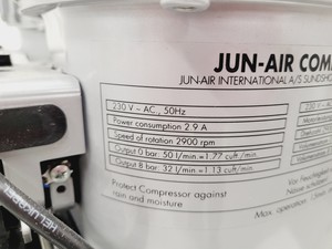 Thumbnail image of Jun-Air Model 6 Silent Air Compressor 12-40  40 Litre Receiver Tank Lab