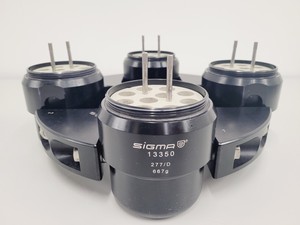 Thumbnail image of Sigma 4-15 Benchtop Centrifuge with Sigma Swing Bucket Rotor and Buckets Lab