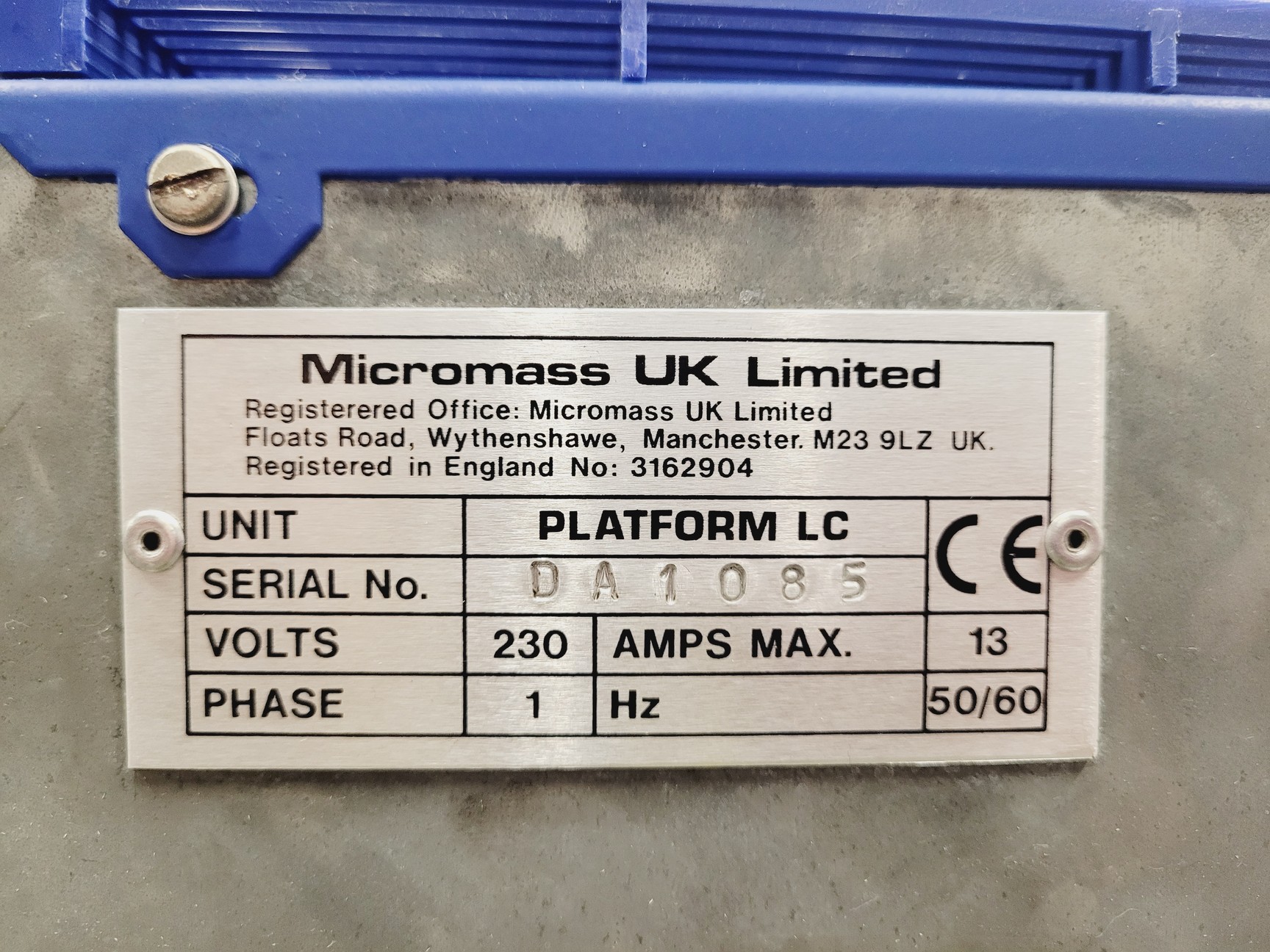 Image of Micromass Platform LC Single Quadrupole Mass Spectrometer Lab