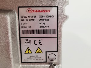 Thumbnail image of Edwards nXDS6i A73501983 Dry Scroll Vacuum Pump