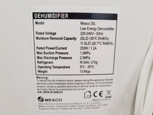 Thumbnail image of Pair of Meaco 20L Dehumidifiers