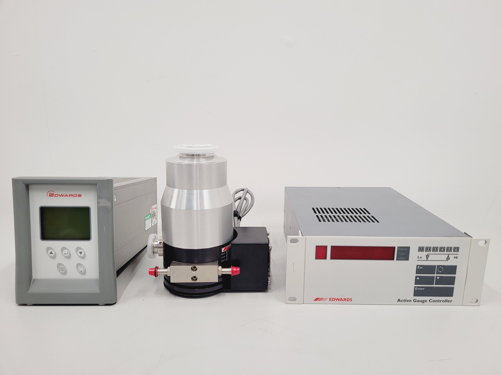 Image of BOC Edwards EXT 70H Turbomolecular Pump With Two Controllers