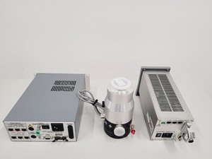 Thumbnail image of BOC Edwards EXT 70H Turbomolecular Pump,Cooling Fan, Controller & Gauge ACX Lab