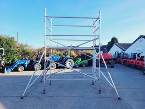 Thumbnail image of Lewis Aluminium Scaffold Tower 1.45m Double Width 2.2m Platform 4.2m Height