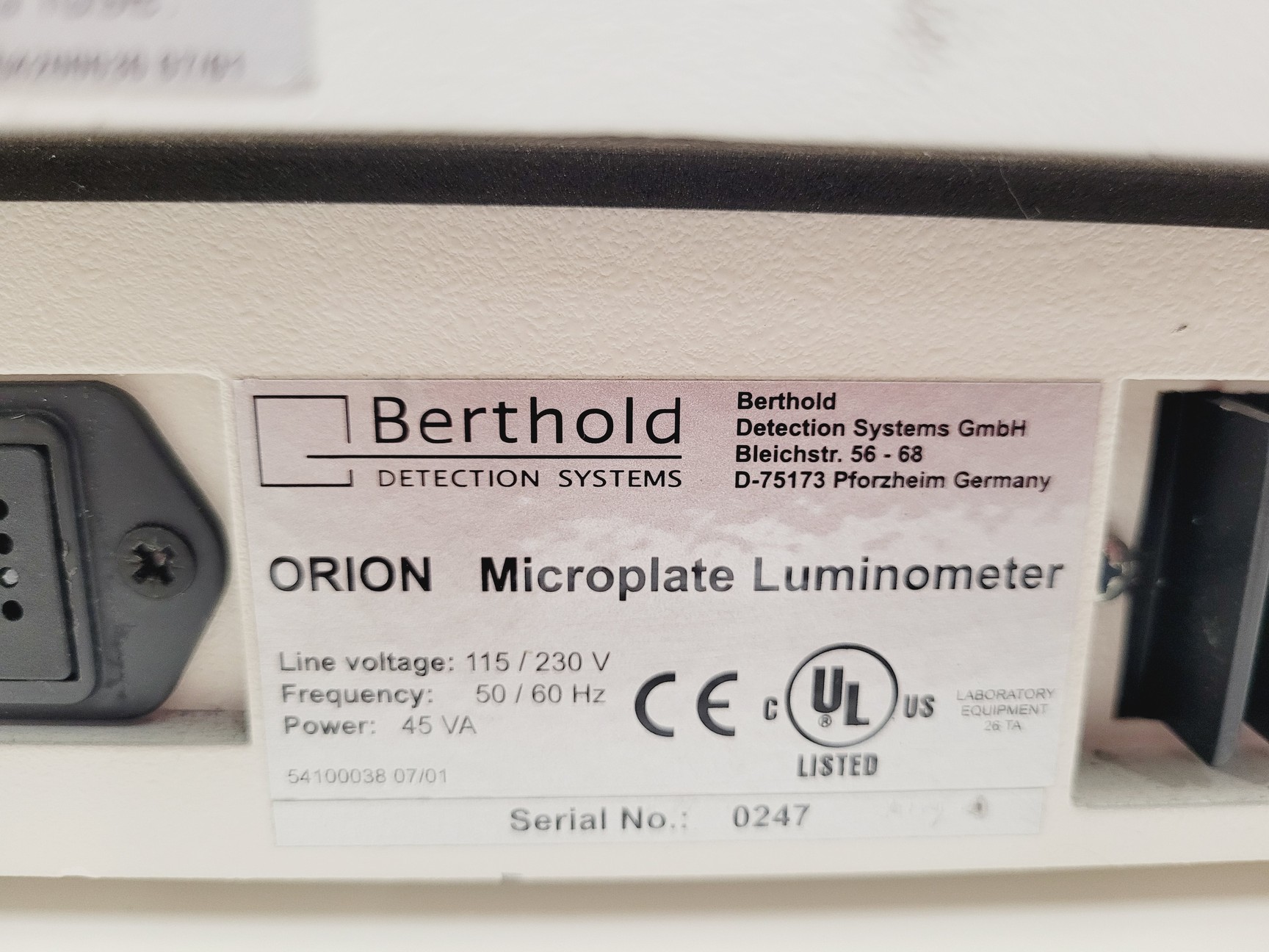 Image of Berthold Detection MPL2 Orion Microplate Luminometer, Injector & Software