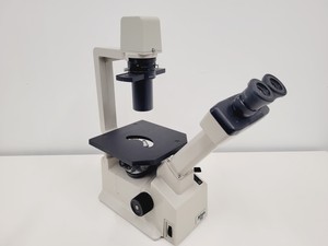 Image of Nikon TMS Inverted Phase Contrast Binocular Microscope with 4 Objectives