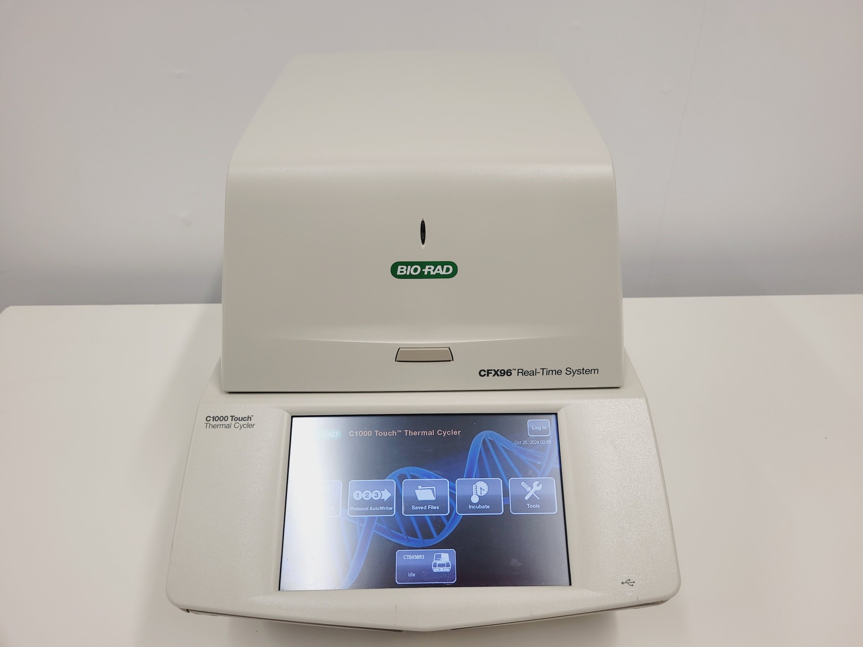 Image of Bio-Rad C1000 Touch Thermal Cycler and CFX96 Optics Module with Reaction Module