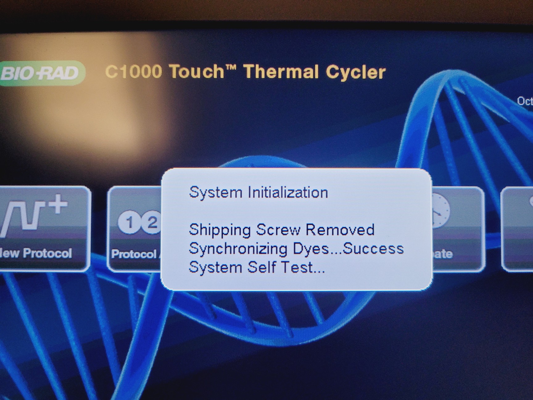 Image of Bio-Rad C1000 Touch Thermal Cycler and CFX96 Optics Module with Reaction Module