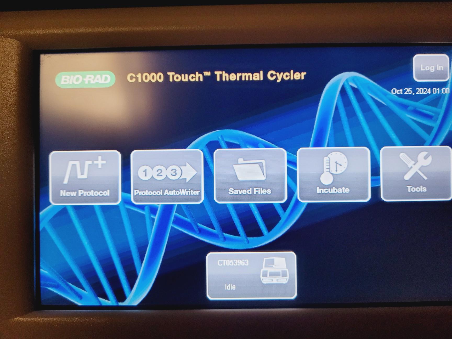 Image of Bio-Rad C1000 Touch Thermal Cycler and CFX96 Optics Module with Reaction Module