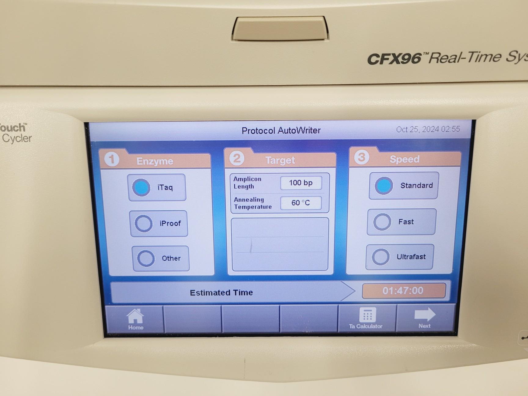 Image of Bio-Rad C1000 Touch Thermal Cycler and CFX96 Optics Module with Reaction Module