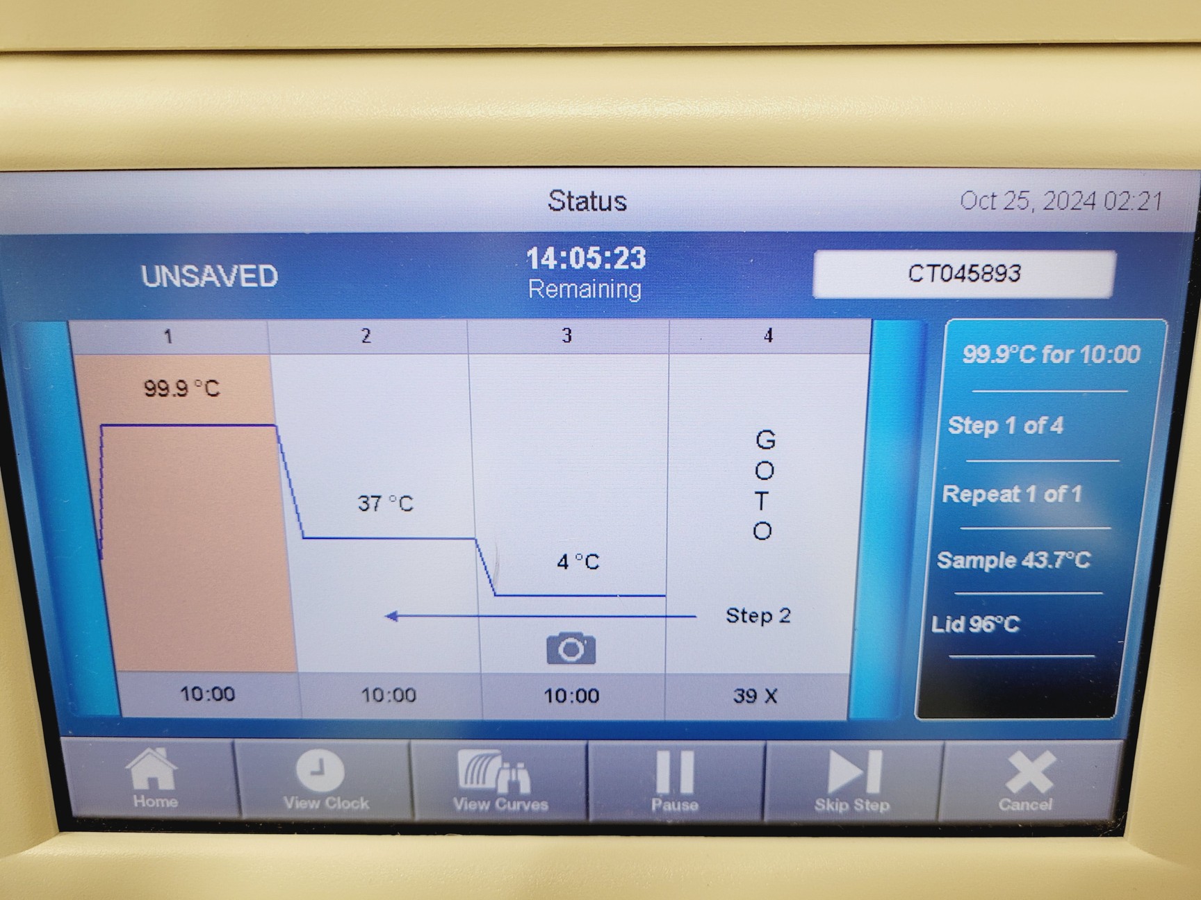 Image of Bio-Rad C1000 Touch Thermal Cycler and CFX96 Optics Module with Reaction Module