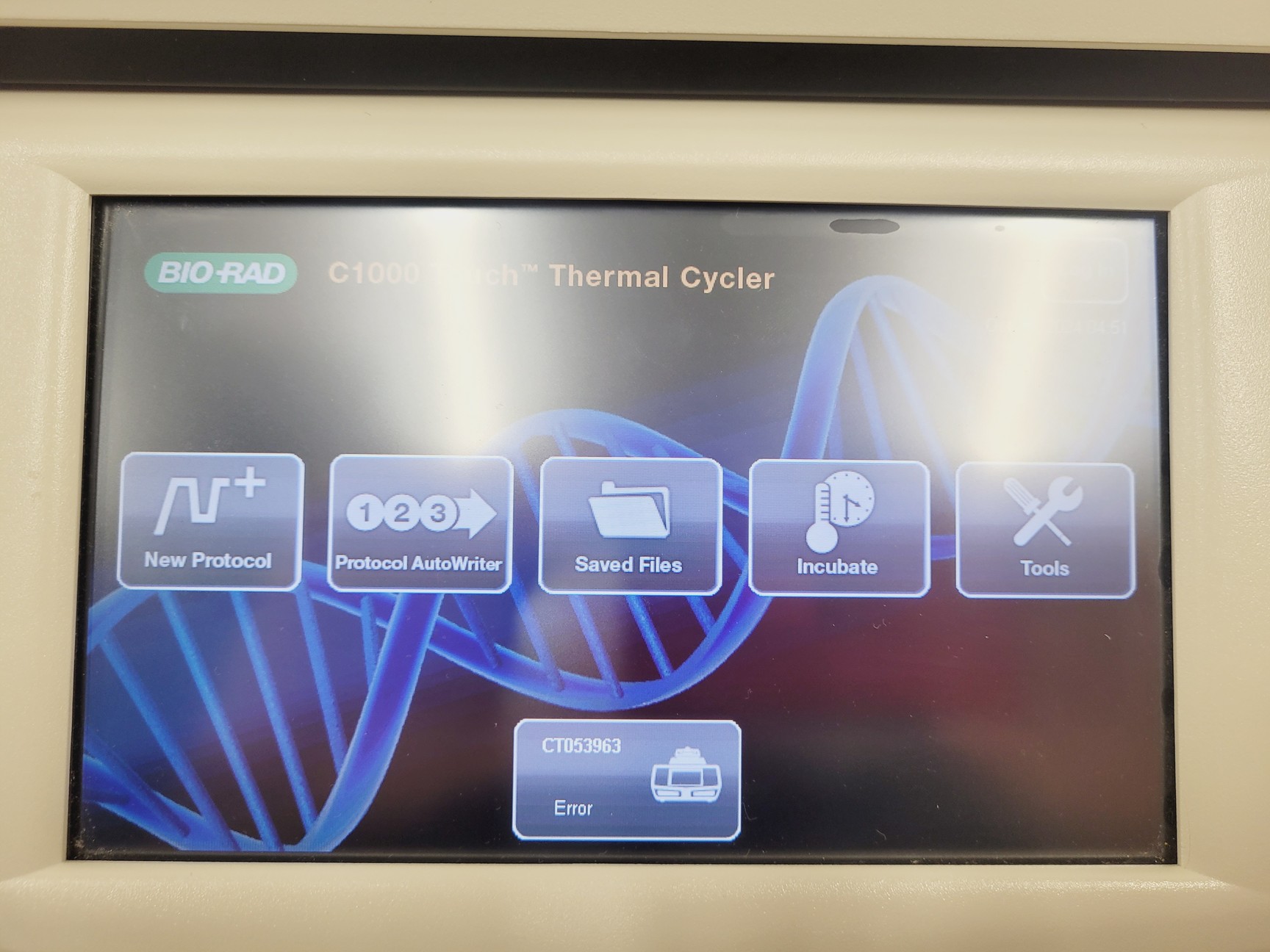 Image of Bio-Rad C1000 Touch Thermal Cycler & CFX96X Optics Module w/ Reaction Module Lab