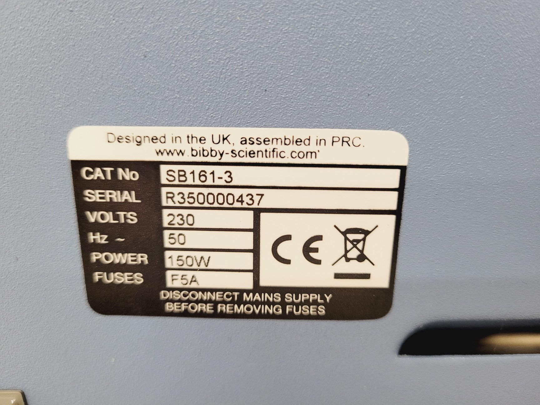 Image of Stuart SB 161-3 Magnetic Stirrer Three Position Lab