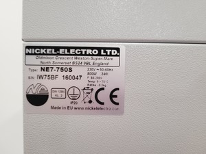 Thumbnail image of Nickel-Electro Clifton NE7-750S Double Door  Incubator Lab