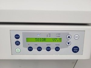 Thumbnail image of Eppendorf 5810R Refrigerated Centrifuge with Eppendorf F-34-6-38 Rotor