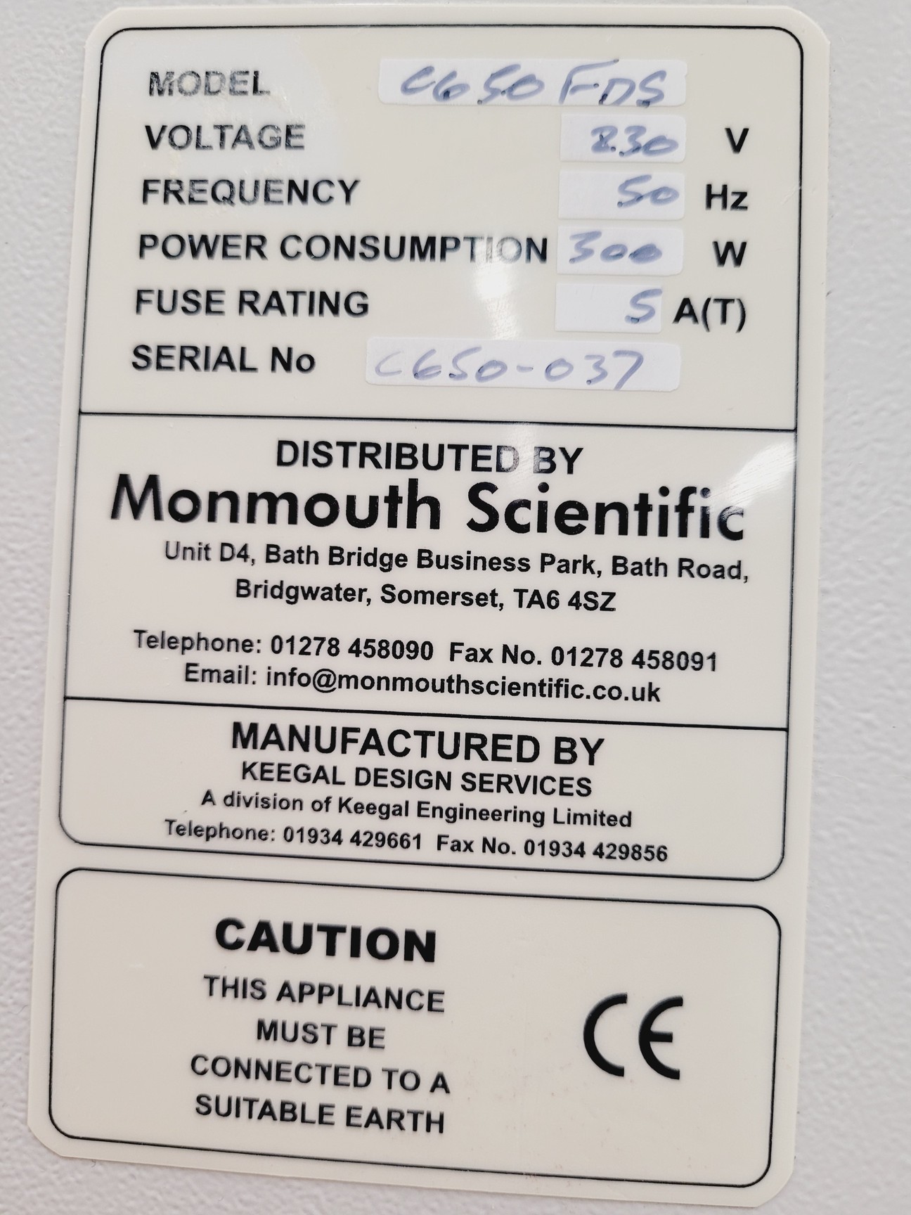 Image of Monmouth Circulaire 650 Solvent Dispensing Station Lab