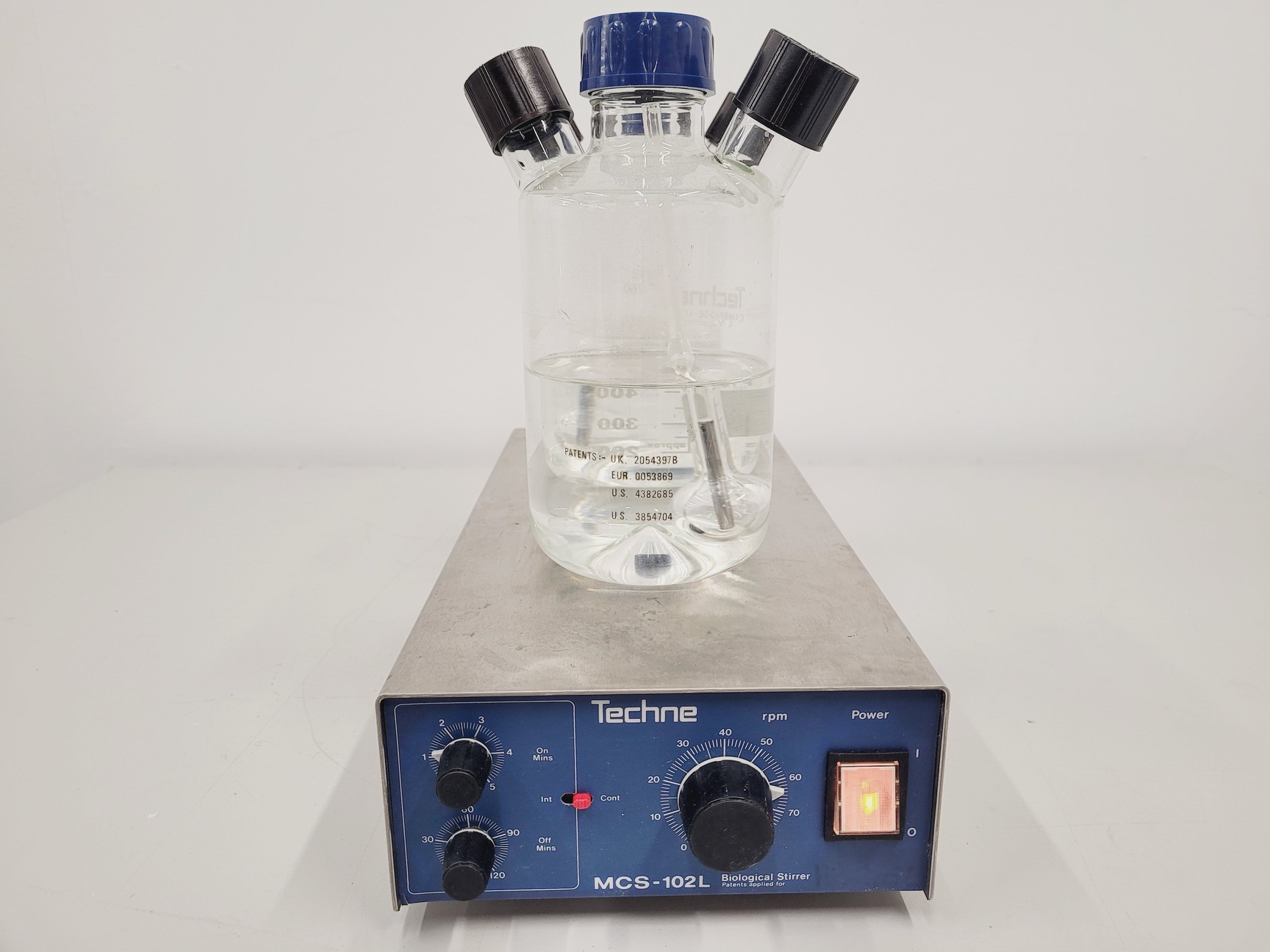 Image of Techne MCS-102L Biological Stirrer with 2 x 500ml Spinner Flasks