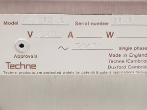 Thumbnail image of Techne MCS-102L Biological Stirrer with 2 x 500ml Spinner Flasks