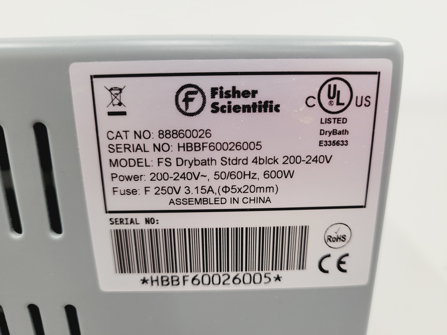 Image of Fisher Scientific FS DryBath Standard 4 Block Heater Lab