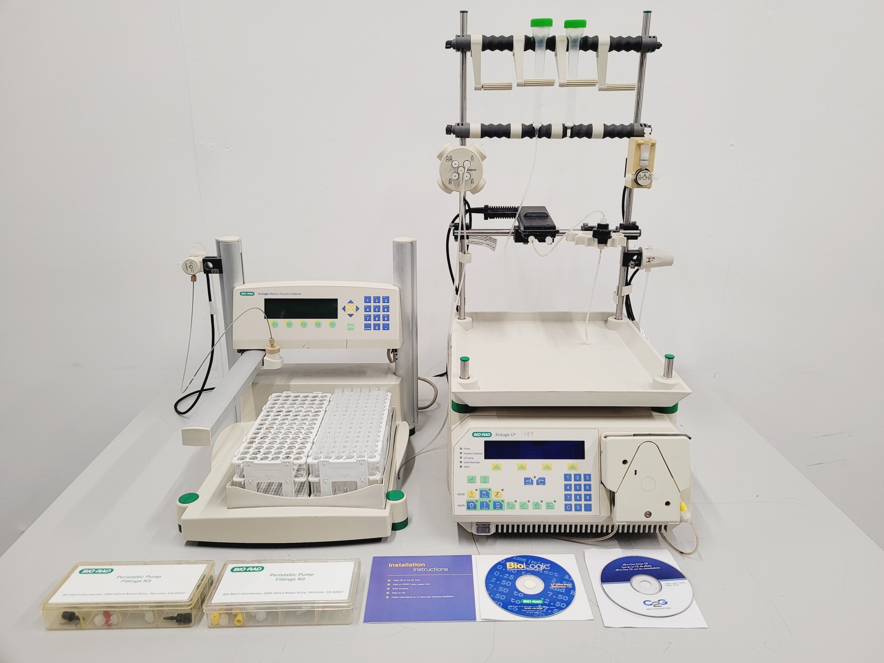 Image of Bio-Rad Biologic LP and BioFrac Fraction Collector Liquid Chromatography Lab