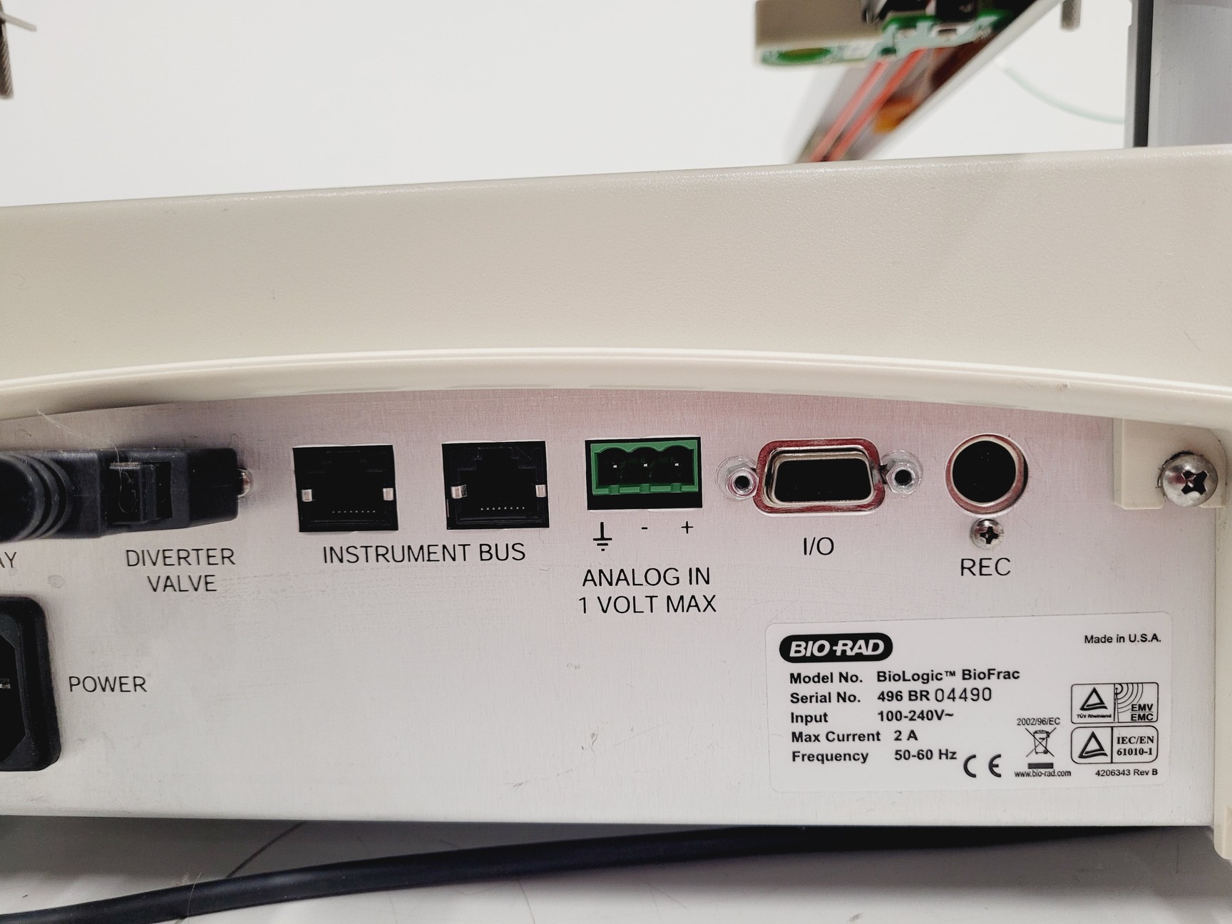 Image of Bio-Rad Biologic LP and BioFrac Fraction Collector Liquid Chromatography Lab