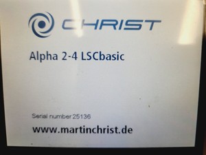 Thumbnail image of Christ 2-4 LSCbasic Freeze Dryer Lab Spares/Repairs