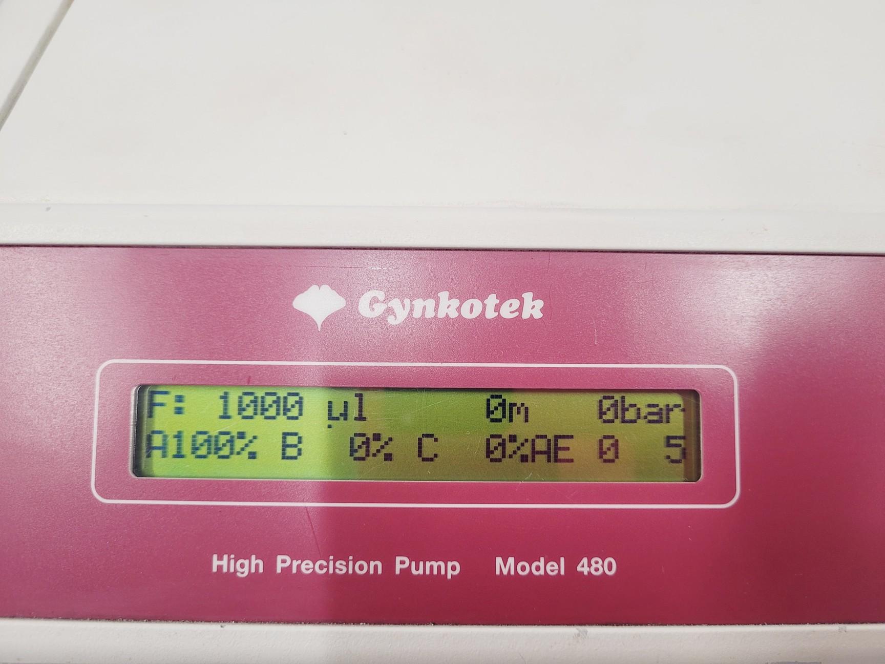 Image of Gynkotek Model 480 M 480 Low Pressure Binary Gradient Pump HPLC Lab